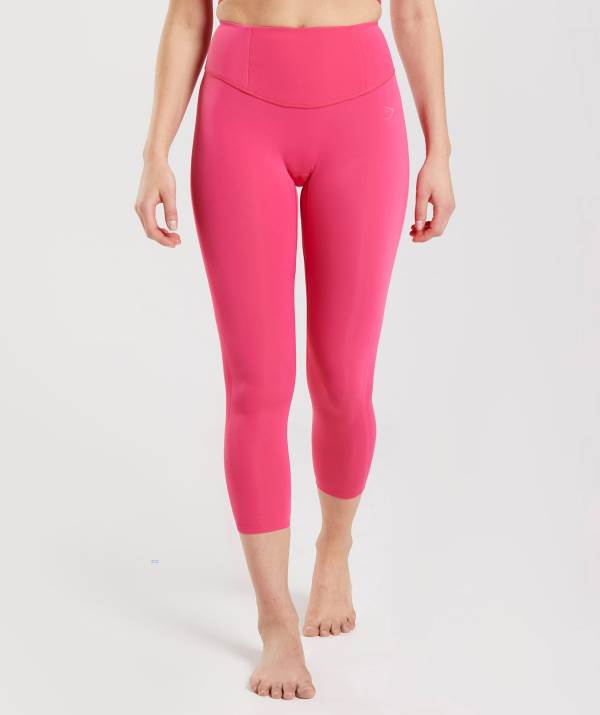 Damske Legíny Gymshark Studio 7/8 Ruzove | PN1907358